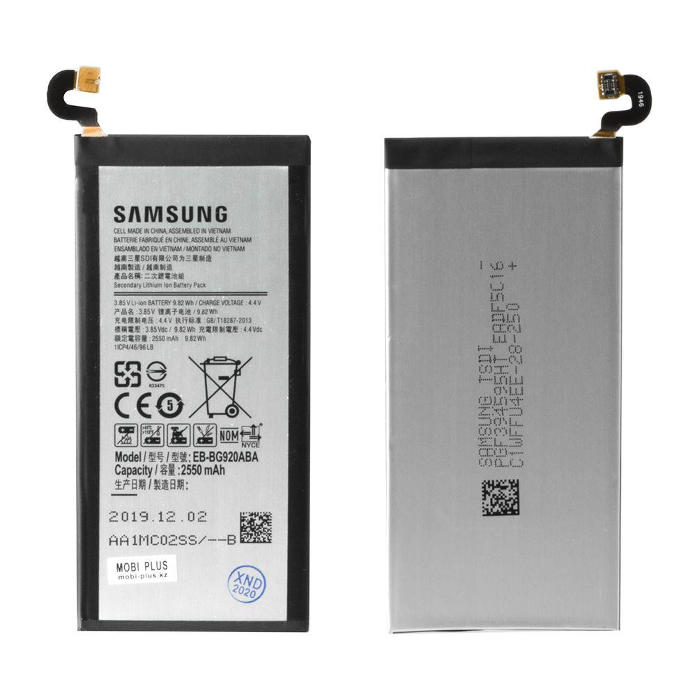 Аккумулятор Samsung Galaxy S6 G920 EB- BG920ABE 2550mAh GU Electronic