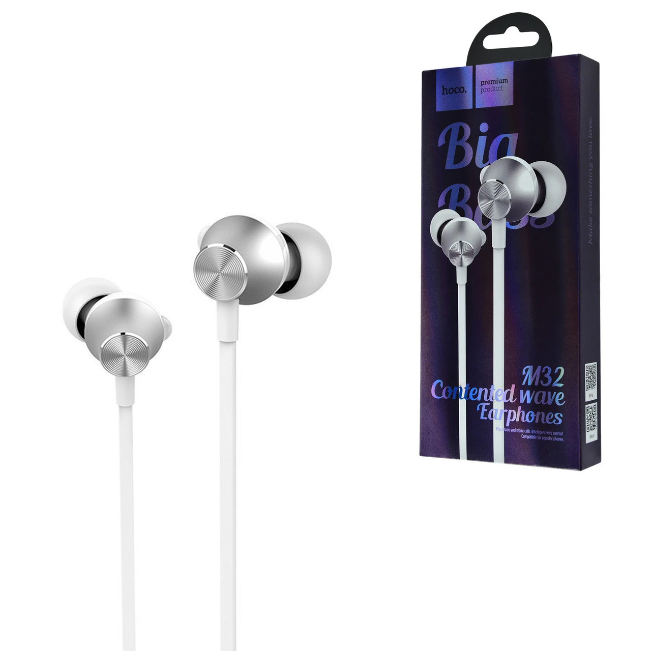 Гарнитура Hoco M32 Contented Wave Universal Silver