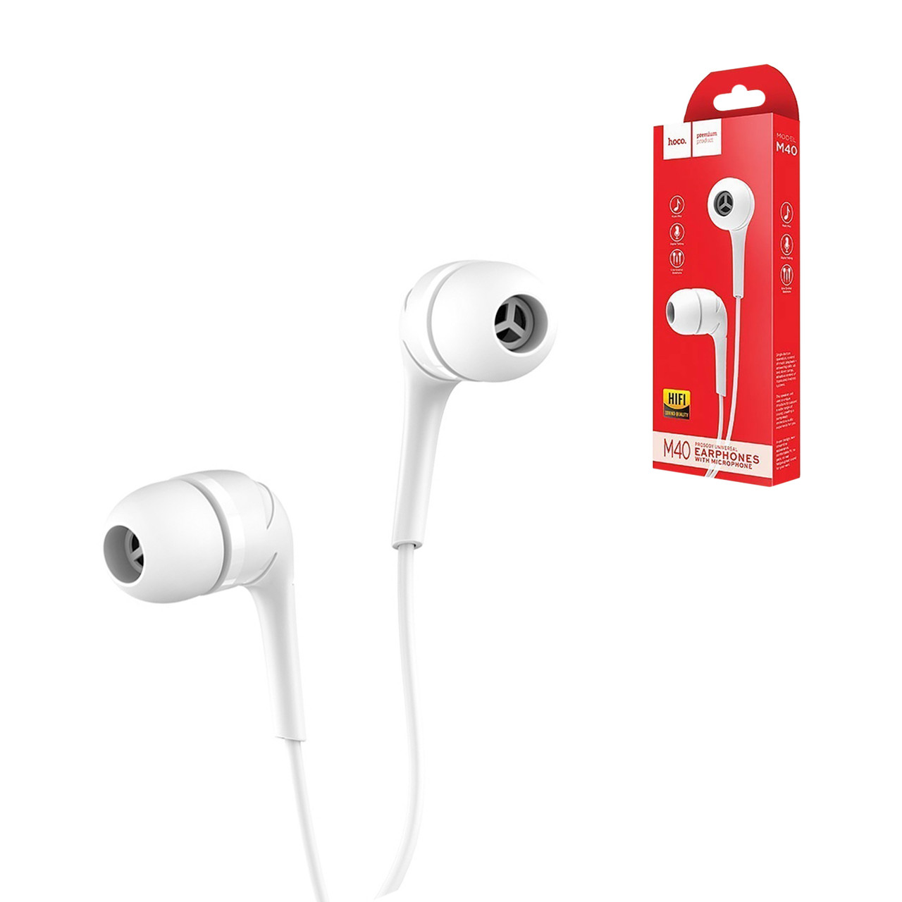 Гарнитура Hoco M40 Prosody Universal White