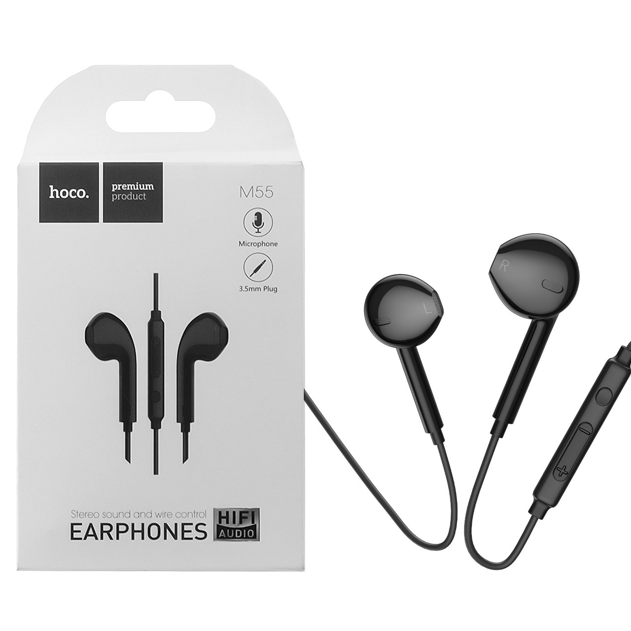 Гарнитура Hoco M55 Stereo HiFi Audio, Black