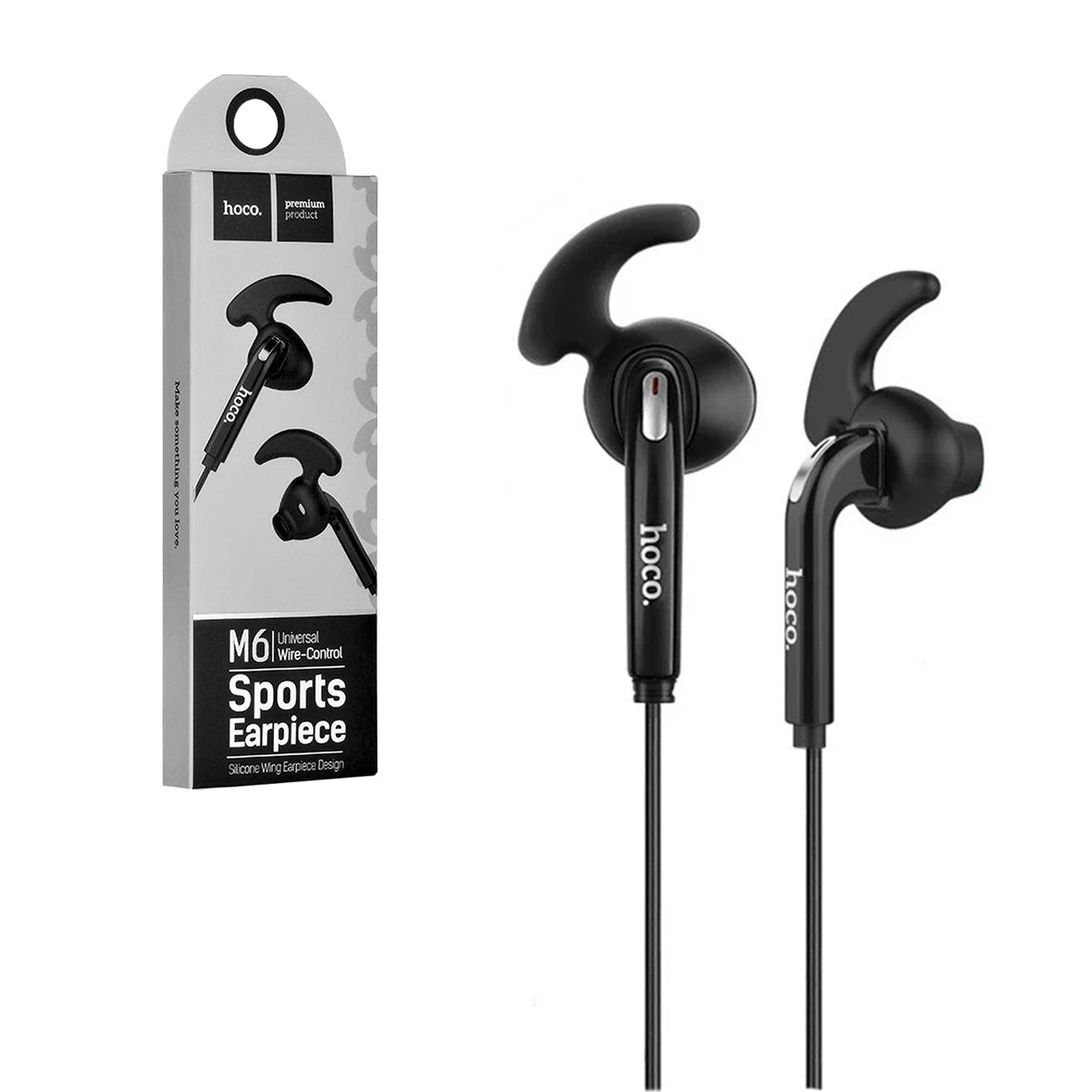 Гарнитура Hoco M6 Sports Earpiece Black