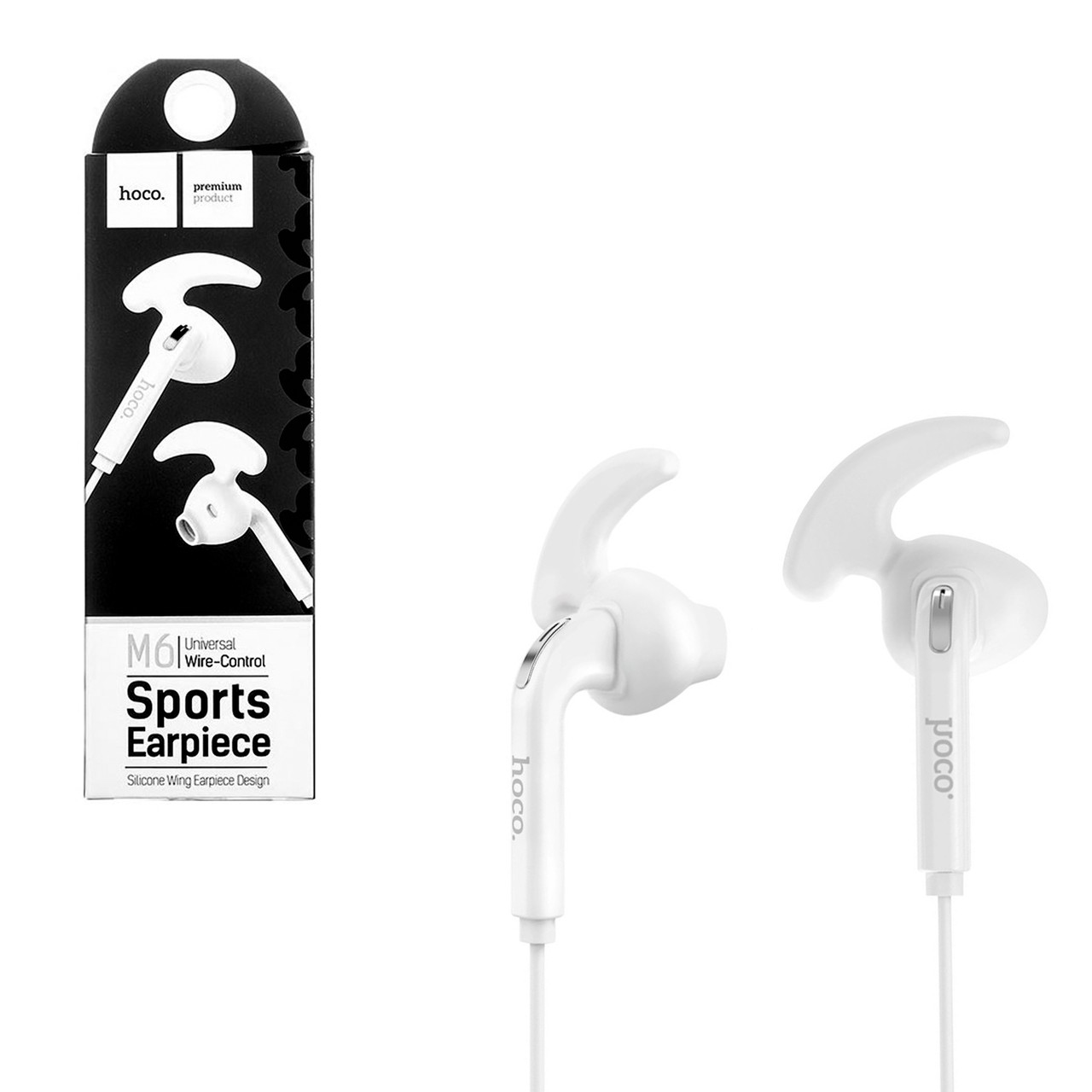 Гарнитура Hoco M6 Sports Earpiece White