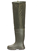 Сапоги болотные из ЭВА TORVI Лиман с вкладышем, удлиненное голенище ПВХ, цвет олива, размер: 44/45