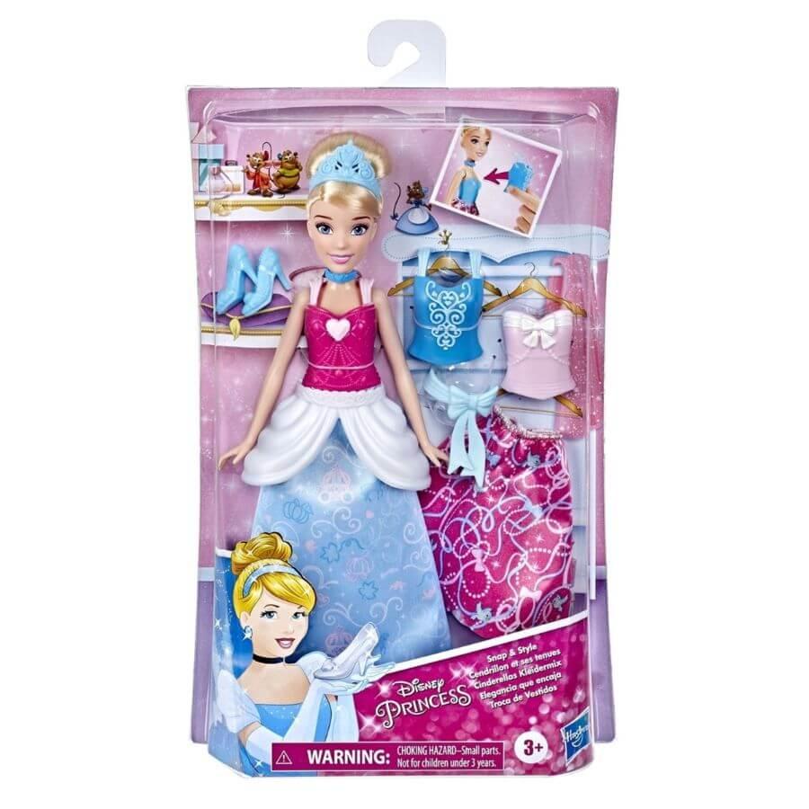 Disney Princess: ИГР.НАБОР КУКЛА ПР.ДИСН.ЗОЛУШКА 2 НАРЯДА