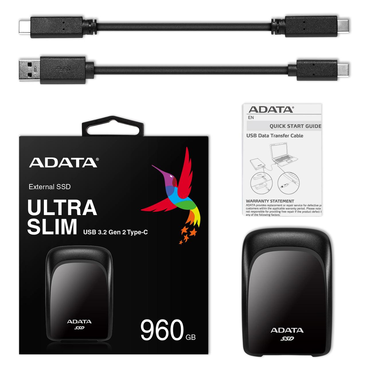 ADATA ASC680-480GU32G2-CBK Жесткий диск SSD внешний SC680 480GB, черный - фото 4 - id-p83937445