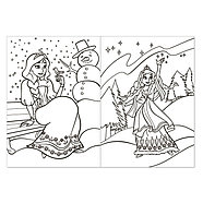 Раскраски для девочек набор «Принцессы», 6 шт. по 16 стр., формат А4, фото 2