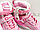 Коньки для льда раздвижные с меховой подкладкой регулируемый размер Dingxing S, M, L розовый цвет, фото 4