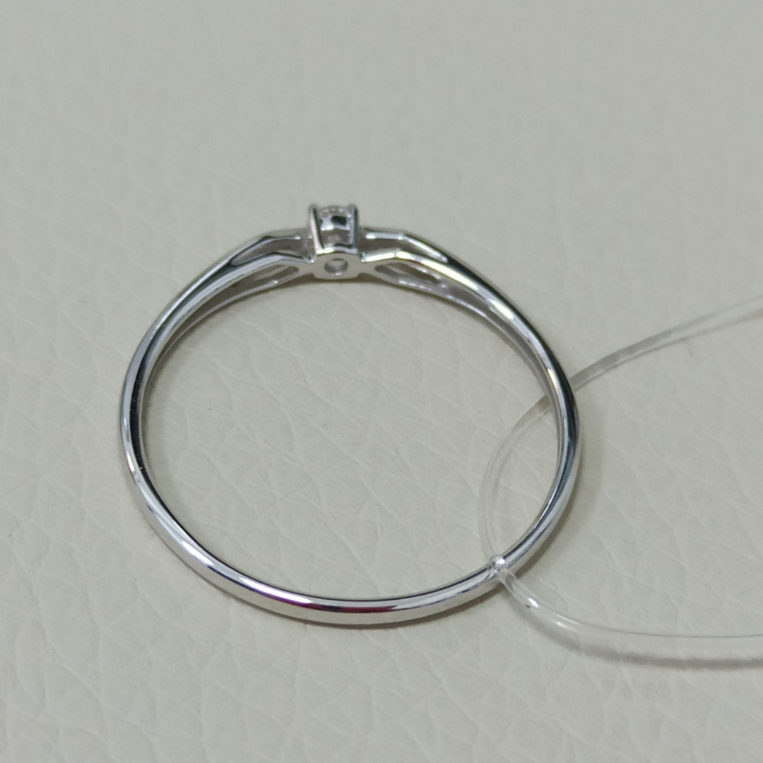 Кольцо с бриллиантом / 17,5 размер (ул.Жолдасбекова 9а) - фото 4 - id-p91068673