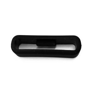 Силиконовая пряжка-кольцо-держатель для ремешка Garmin Forerunner 935/645 20мм (чёрный) - фото 3 - id-p83615791