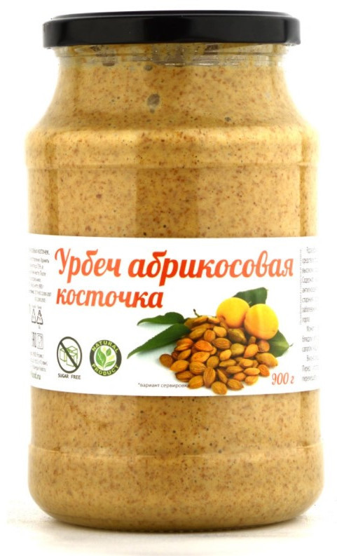 Урбеч из ядер абрикосовых косточек, 900 г