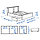 Кровать каркас 2 ящика СОНГЕСАНД белый 160х200 ИКЕА, IKEA, фото 6