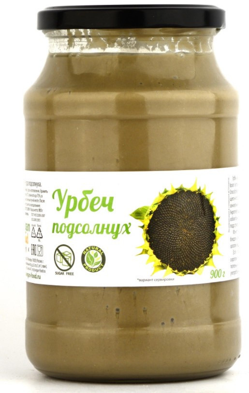 Урбеч из семечек подсолнуха, 900 г