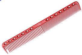 Антистатическая расческая для волос Y.S. Park красная 18 см (копия)