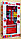 66081-3 mini kitchen красный холодильник, 33*17см, фото 2