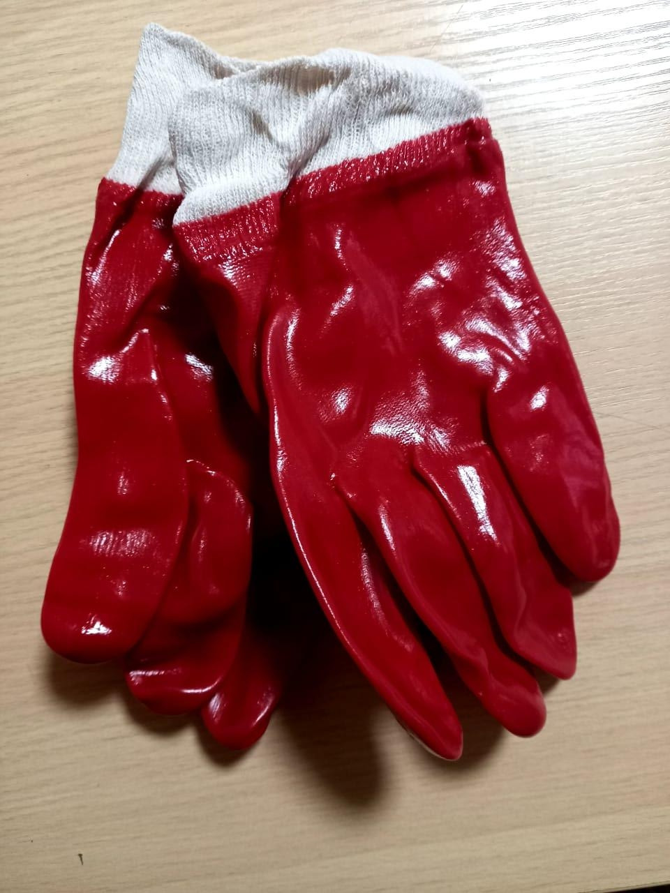 Перчатки обливные красные (масляные) - фото 2 - id-p83789984
