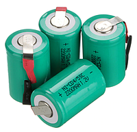 Никель-кадмиевые батарейки 3.3 см x 2.2 см