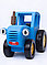 Деревянная Игрушка "Синий Трактор", фото 3
