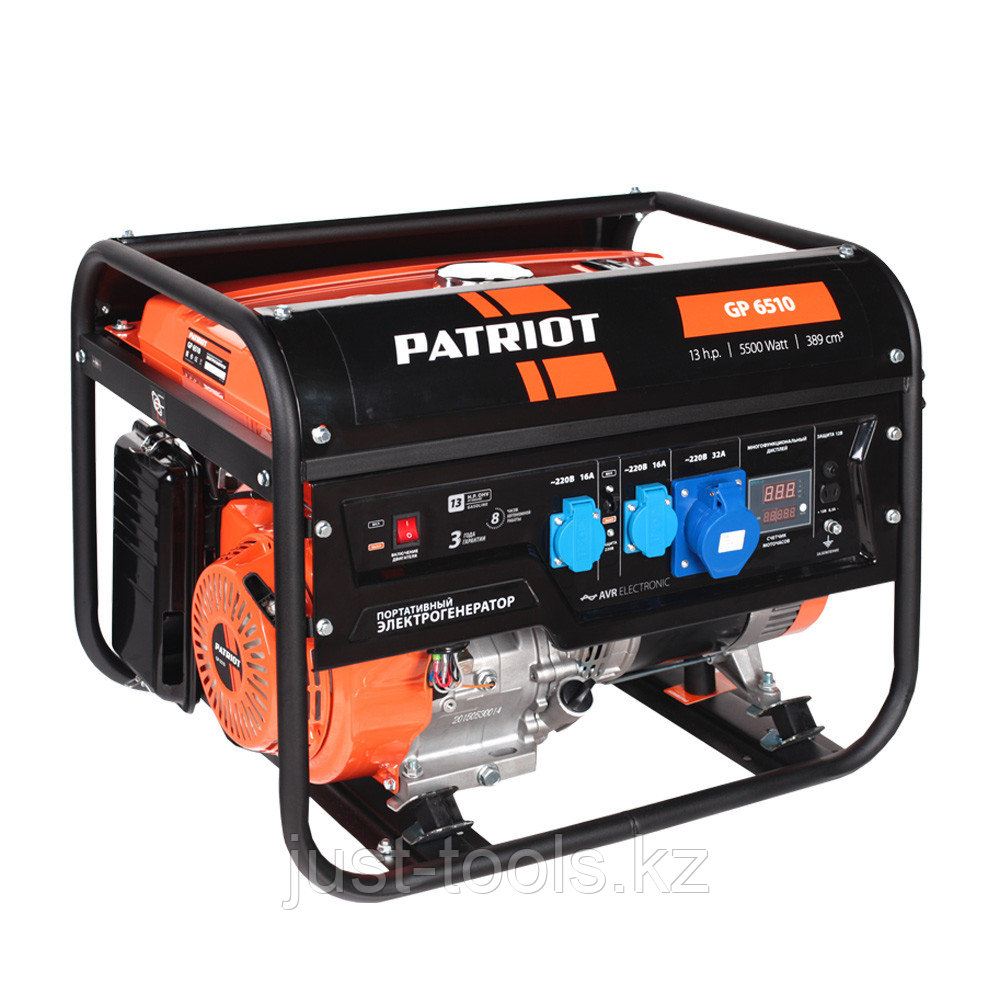PATRIOT Генератор бензиновый PATRIOT GP 6510 - фото 1 - id-p83961383