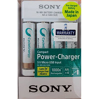 Зарядное устройство + 4 AA аккумулятора Sony BCG-34HHU