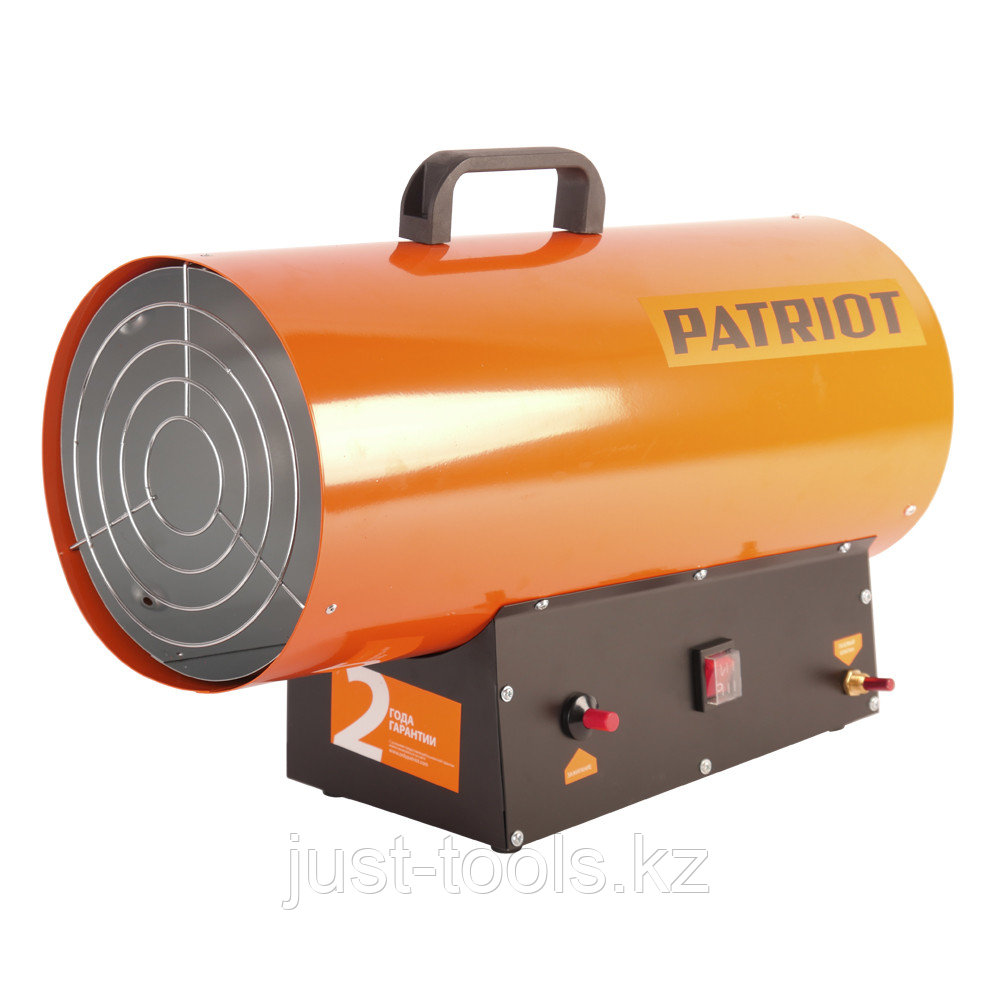 PATRIOT Калорифер газовый PATRIOT GS 30, 30 кВт, 650 м /ч, пьезо поджиг, редуктор, шланг. - фото 1 - id-p83961518