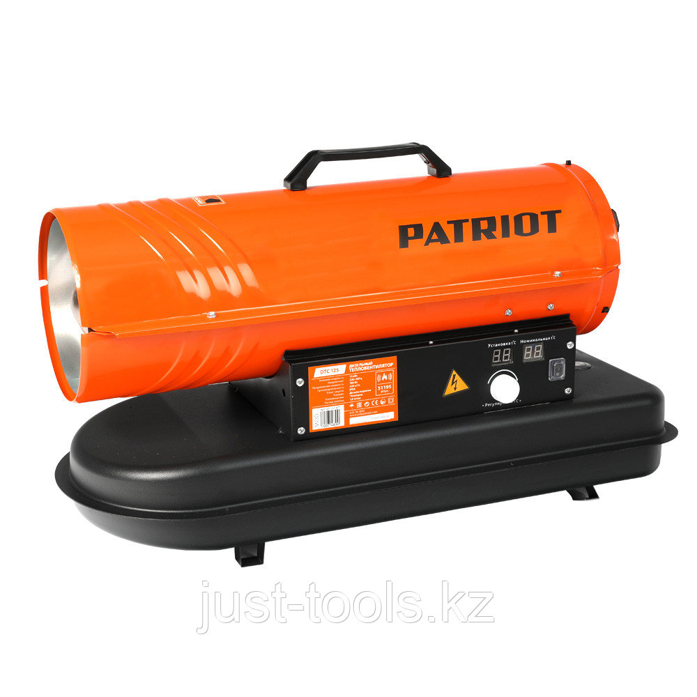 PATRIOT Калорифер дизельный PATRIOT DTC-125, 15 кВт, 350 м/ч, термостат.