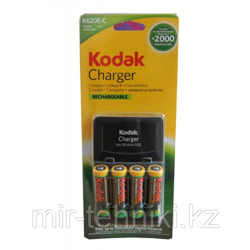 ЗАРЯДНОЕ УСТРОЙСТВО KODAK K620E-WW-C + 4 X АА (2100 MAH) - фото 1 - id-p83962977