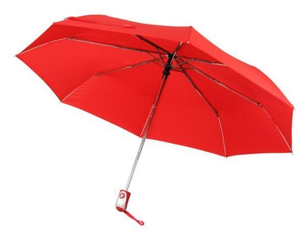 Зонт-складной, красный