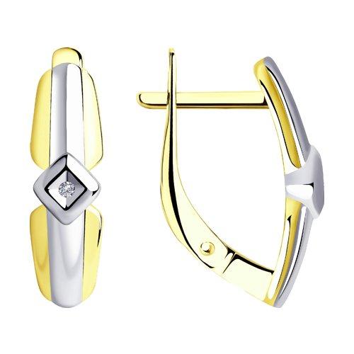 Серьги , бриллиант 87020029-3