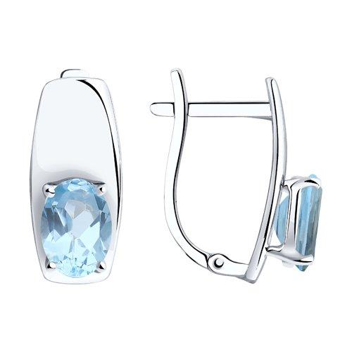 Серьги Diamant (SOKOLOV) , топаз 94-320-00556-1