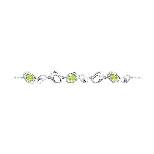 Браслет Diamant (SOKOLOV) , хризолит 94-350-00643-1