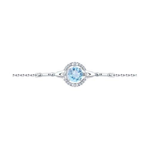 Браслет Diamant (SOKOLOV) , топаз фианит 94-350-00679-1