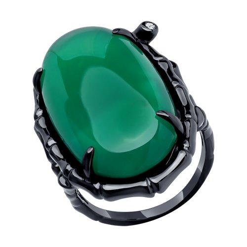 Кольцо Diamant (SOKOLOV) , халцедон синт. фианит 94-310-00517-2