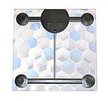 Весы напольные с 3D рисунком «СОТЫ» (BATHROOM SCALE honeycombs - CB301), фото 2