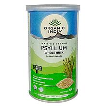 Псиллиум, Psyllium, Organic India, подорожник шелуха 100 гр, слабительное, избыточный вес, очищение кишечника