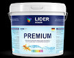 Водоэмульсия моющаяся LIDER COLOR PREMIUM 15 кг