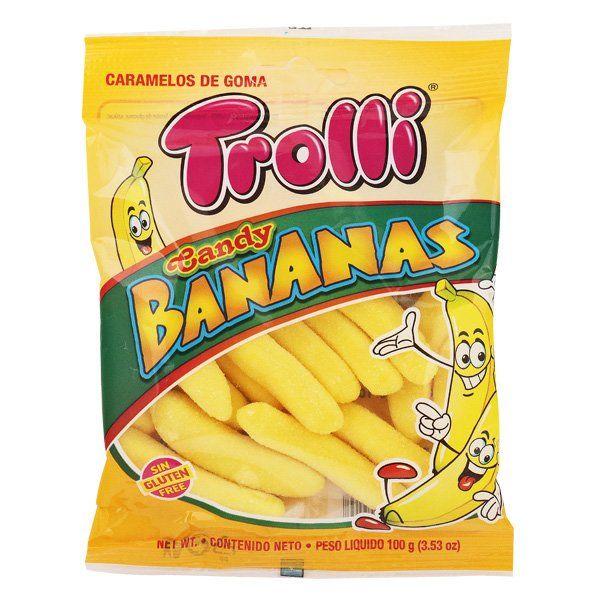 Жев. мармелад Trolli Бананы в сахаре 100 гр.