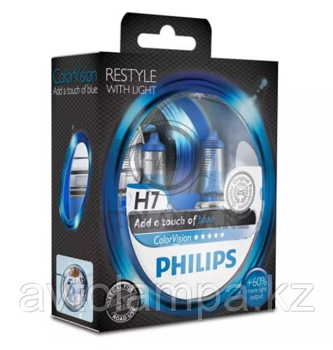 12972CVPBS2 H7 Philips ColorVision Blue Штатная галогенная лампа