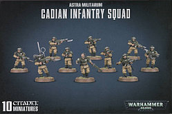 Warhammer 40 000: Астра Милитарум: отряд кадианской пехоты (Astra Militarum Cadian Infantry Squad)