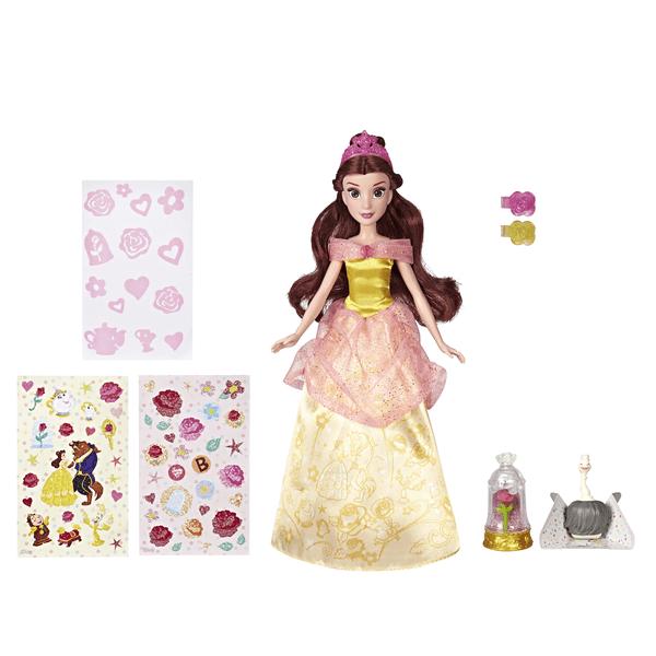 Disney Princess: КУКЛА ПРИНЦЕССА ДИСНЕЙ СВЕРКАЮЩАЯ БЕЛЛЬ