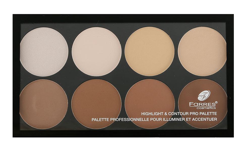 Палетка для контуринга Farres cosmetics Highlight & Contour Pro Palette