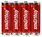 Батарейка алкалиновая (щелочная) Smartbuy LR6/4S (24/480)  (SBBA-2A24S), фото 2