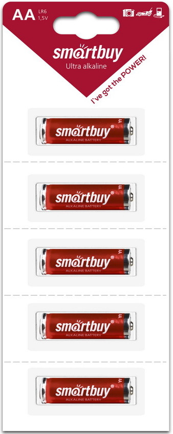 Батарейка алкалиновая (щелочная) Smartbuy LR6 - фото 1 - id-p84010764