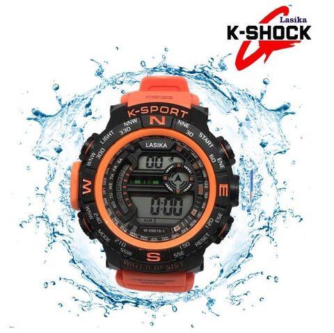 Часы наручные водонепроницаемые и ударостойкие K-SHOCK Lasika Sport (Серый) - фото 2 - id-p84011527