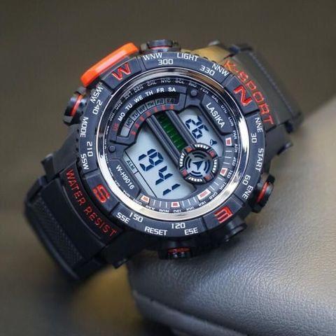 Часы наручные водонепроницаемые и ударостойкие K-SHOCK Lasika Sport (Серый) - фото 6 - id-p84011527