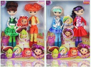 Набор из двух кукол-девочек героев мультфильма «Сказочный патруль» Charm Girls (Алёнка и Маша)