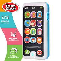 Смартфон интерактивный обучающий iPhone для детей «Умняга» Play Smart (Голубой) PS-7509 Смартфон интерактивный обучающий iPhone для детей «Умняга» Play Smart (Голубой)