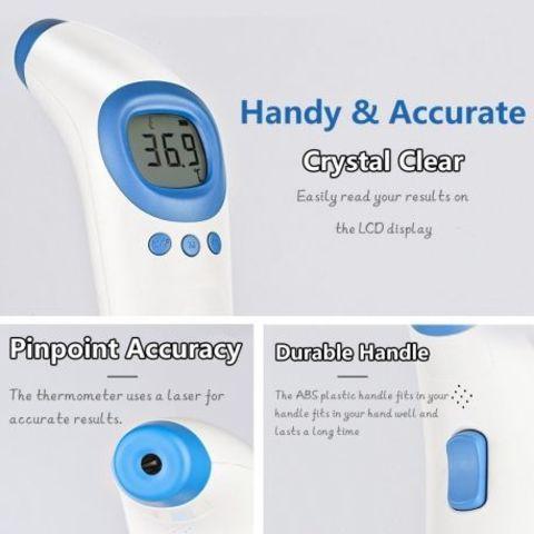 Термометр-градусник бесконтактный инфракрасный SENEN {9-в-1} для малышей и взрослых - фото 4 - id-p84011750
