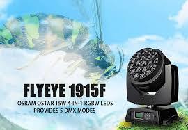 FLYEYE 715F оснащен 7-ю 4-в-1 RGBW светодиодами OSRAM OSTAR по 15Вт каждый. - фото 3 - id-p84026106