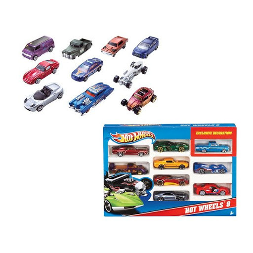 Набор Hot Wheels Базовые машинки 10 шт в ассортименте