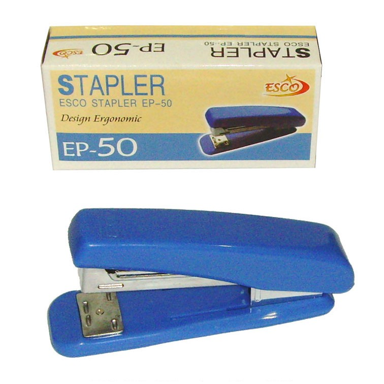 Степлер EP-50, 1-20л, пластик, ассорти, скобы 24/6 - фото 1 - id-p63802992